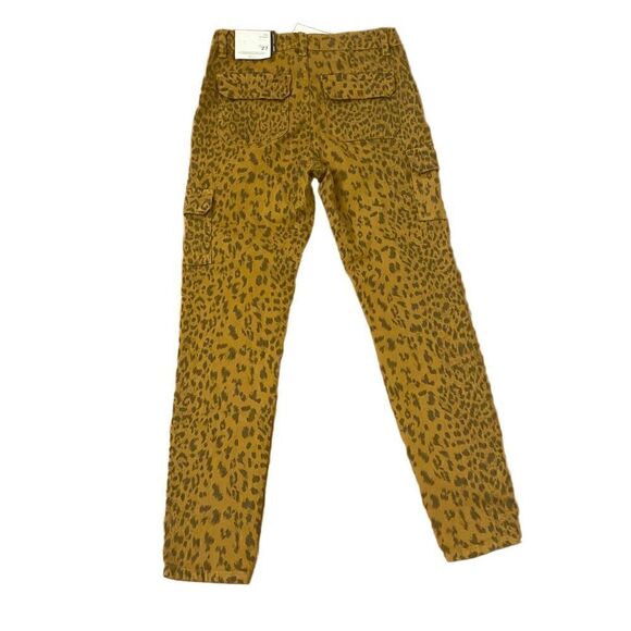 NEW KanCan Adelaide High Rise Super Skinny Jeans Cargo Pockets Leopard Print - Picture 2 of 5